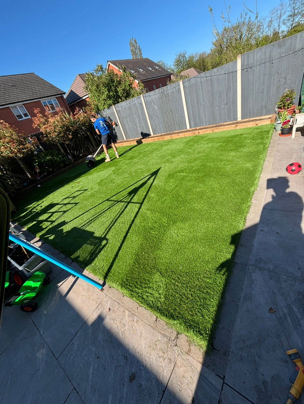 Artificial Grass Garden Finish